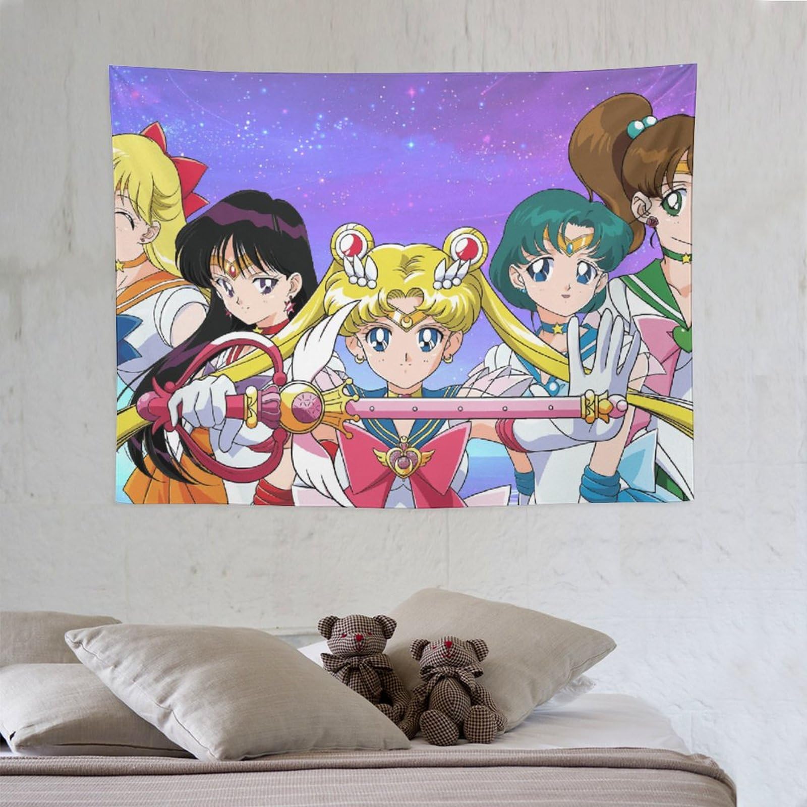 Amazon.co.jp: 美少女戦士セーラームーンタペストリー 壁掛け 壁飾り